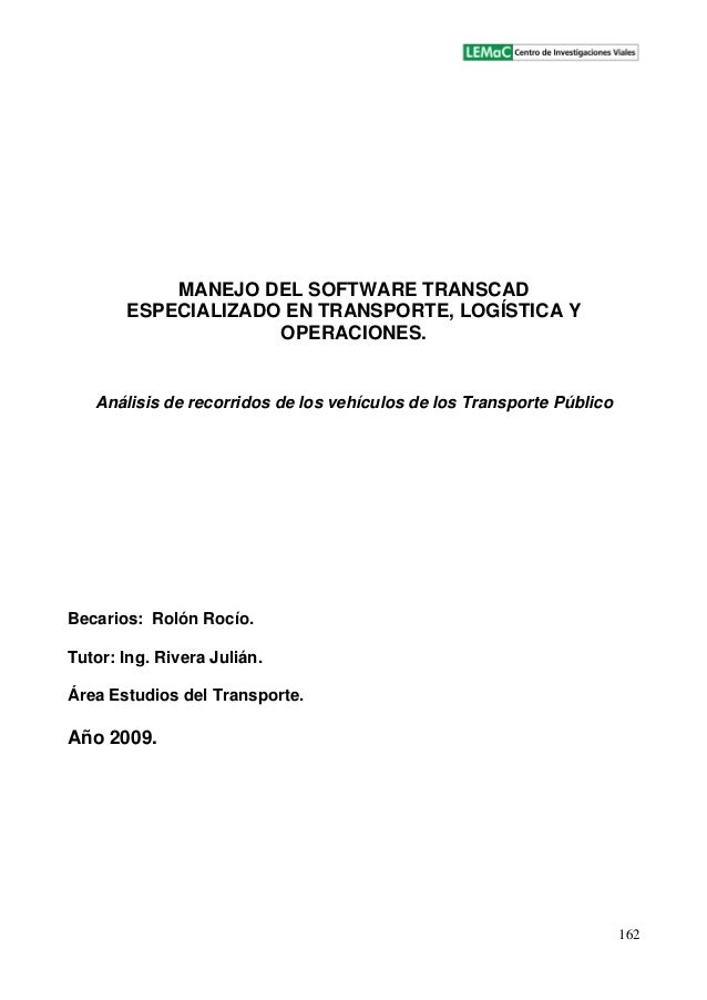manual de transcad en espaol